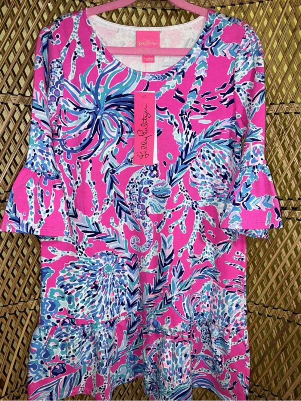 Lilly Pulitzer NWT Girls Sorrento Dress New Kids On The Dock Size L,XL - Picture 7 of 9